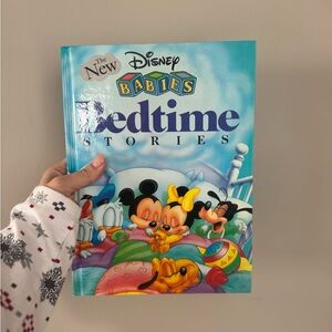 Disney Babies Bedtime Stories Book with Blue and Yellow Cover